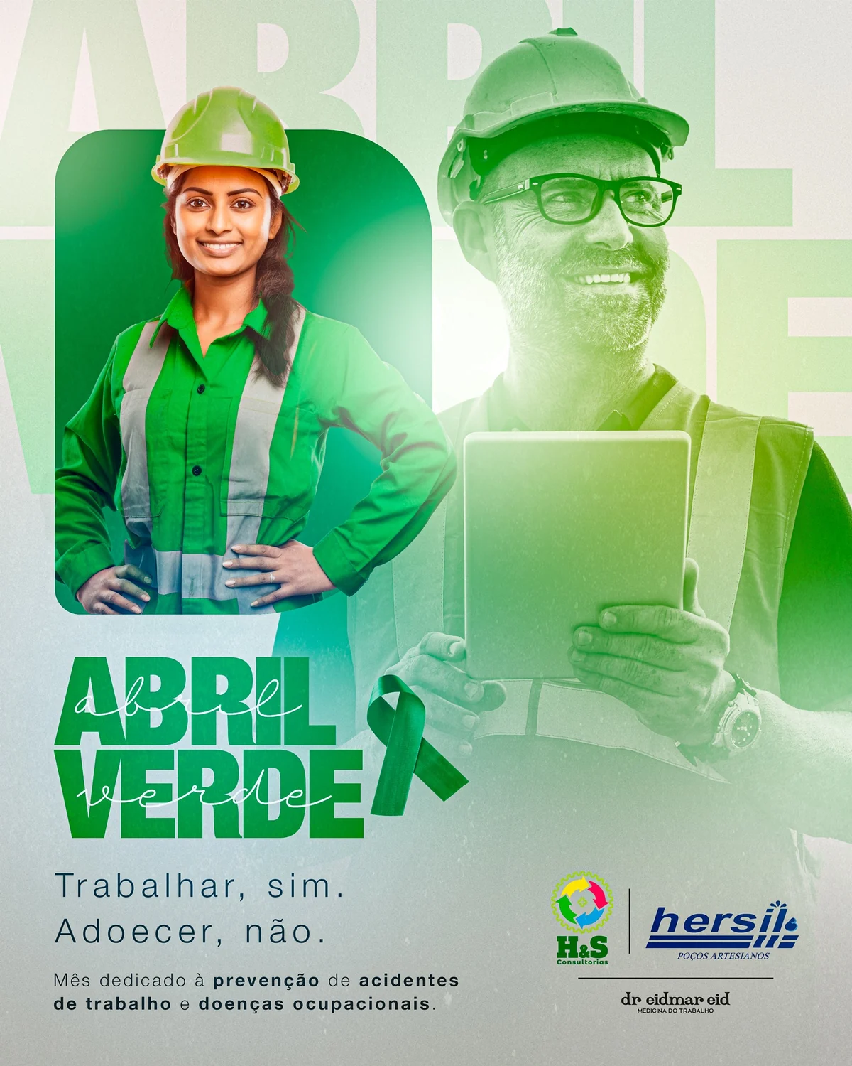 Abril Verde — Campanha de saúde e segurança