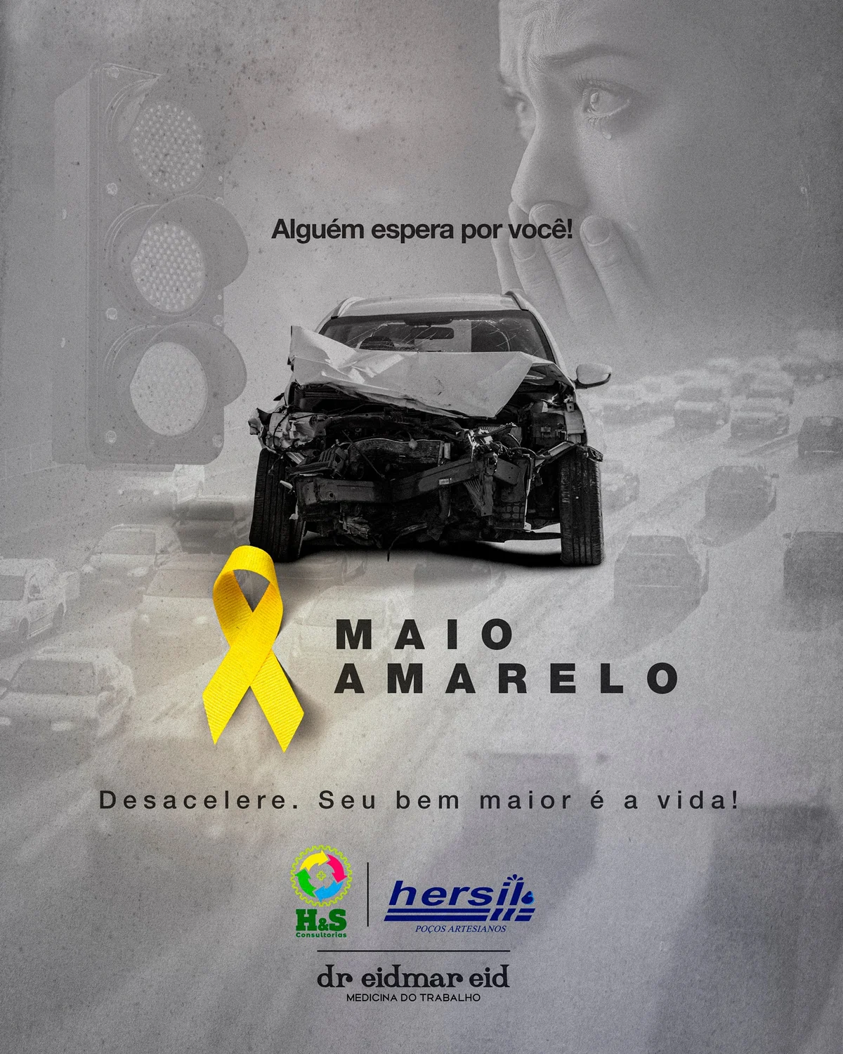Maio Amarelo — Campanha de conscientização